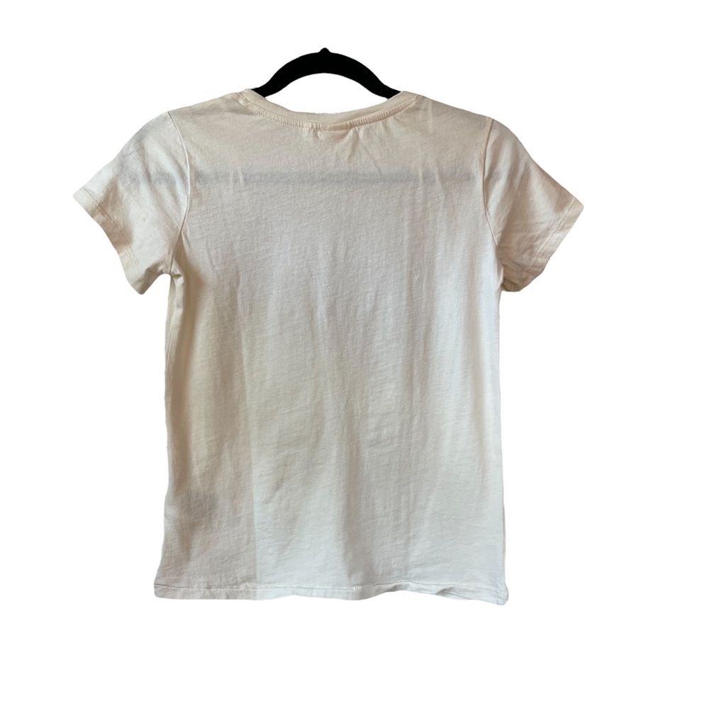 LOGG by H&M Snoopy in Heart Logo Cream T-shrit Size XS - Picture 2 of 7